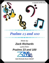 Psalms 23 and 100 SATB choral sheet music cover